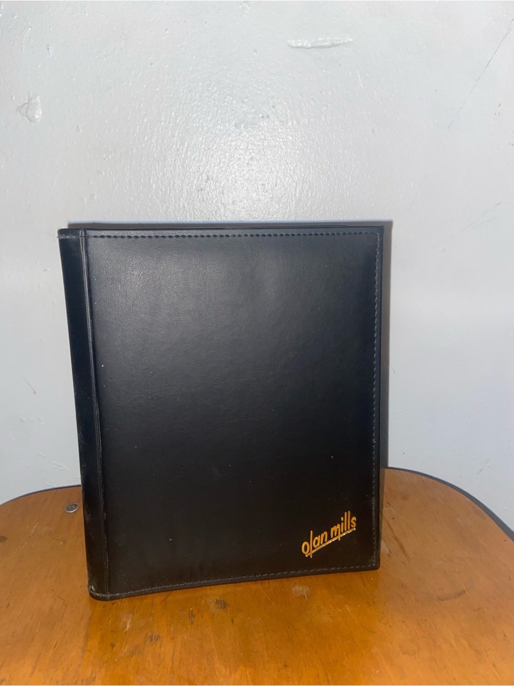 Olan Mills Black Leather Photo Album